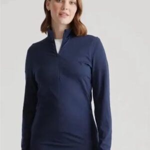 Quince quarter zip merino wool sweater
